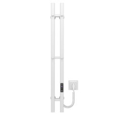 Рушникосушка електрична HEATPRO Kirin P2 900x75 вуглецева сталь (Білий)