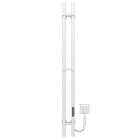 Рушникосушка електрична HEATPRO Kirin P2 1100x75 вуглецева сталь (Білий)