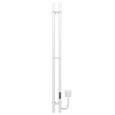 Рушникосушка електрична HEATPRO Kirin P2 1300x75 вуглецева сталь (Білий)