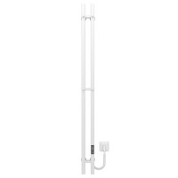 Рушникосушка електрична HEATPRO Kirin P2 1400x75 вуглецева сталь (Білий)