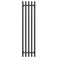 HEATPRO Morgan P5 1400x300 water towel dryer (Black, Bottom connection)