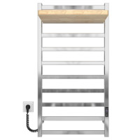 Elektrischer Handtuchtrockner HEATPRO Flora P10 1000x500 (Polierter, linksseitiger Anschluss)