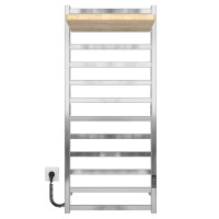 Suszarka do ręczników elektryczna HEATPRO Flora P12 1200x500 (polerowana, podłączenie po lewej stronie)