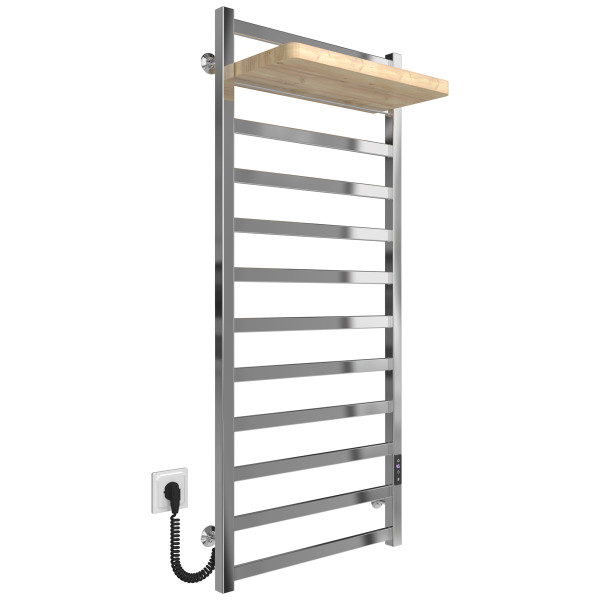 Купити рушникосушку електричну HEATPRO Flora P12 1200x500 (Полірований, Лівостороннє підкл.)