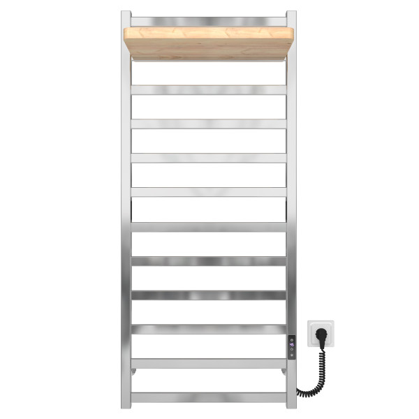 Купити рушникосушку електричну HEATPRO Flora P12 1200x500 (Полірований, Правостороннє підкл.)