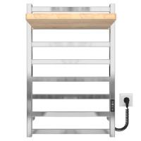 Elektrischer Handtuchtrockner HEATPRO Flora P8 800x500 (poliert, rechtsseitiger Anschluss)