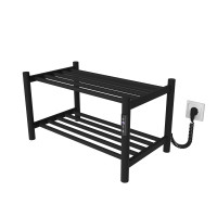 Electric towel warmer HEATPRO Iris P2 350x600 (Black, Right-hand connection)