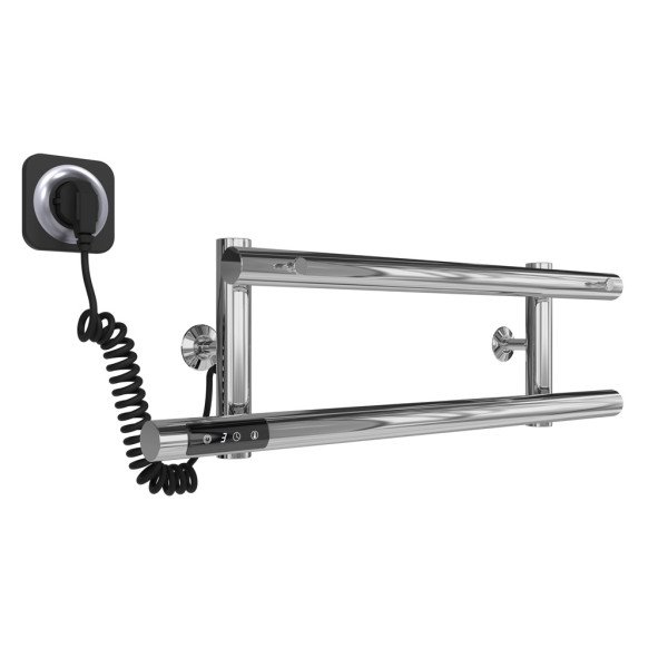Купити рушникосушку електричну HEATPRO Ellara P2 250x450 (Полірований, Лівостороннє підкл.)