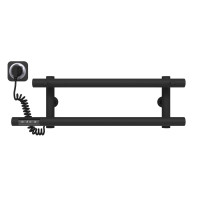 Suszarka do ręczników elektryczna HEATPRO Ellara P2 250x450 (Czarny, Po lewej stronie)