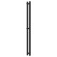 Купити рушникосушку водяну HEATPRO Freya P3 1200x70 (Чорний, Нижнє підключення)