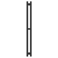 Handtuchheizkörper HEATPRO Freya P3 1100x70 (Schwarz, Untenanschluss)