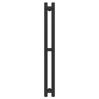 HEATPRO Freya P3 900x70 water towel dryer (Black, Bottom connection)