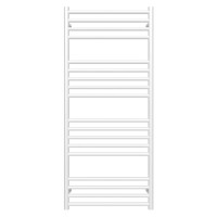 HEATPRO Mira P18 1200x300 Water Heated Towel Rail (White, Bottom Connection)