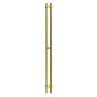HEATPRO Freya P3 1400x70 water towel warmer (Gold, Bottom connection)